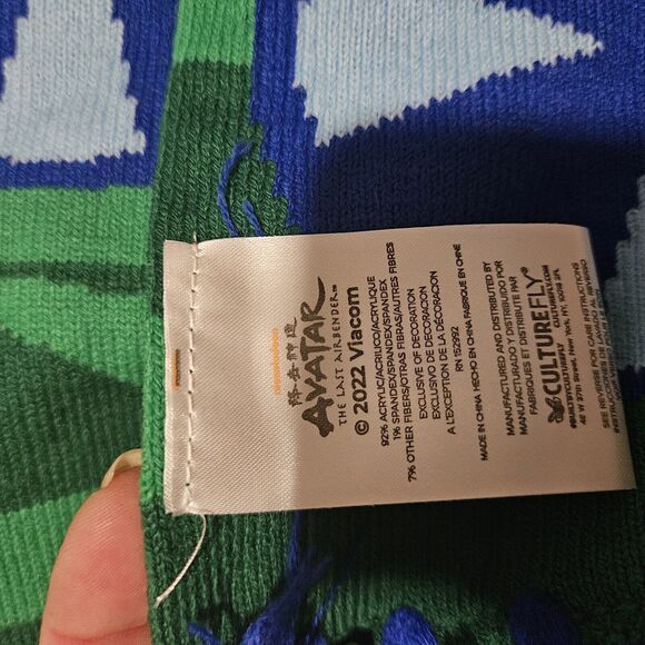 Avatar The Last Airbender Samurai Momo Knit Scarf CultureFly Exclusive Aang Zuko - Picture 6 of 6